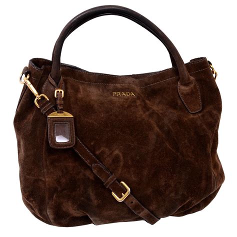 prada brown suede handbag|prada brown suede bag.